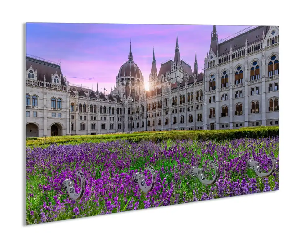 Schlüsselbrett Historisches Gebäude im Abendlicht Neu Im Sortiment