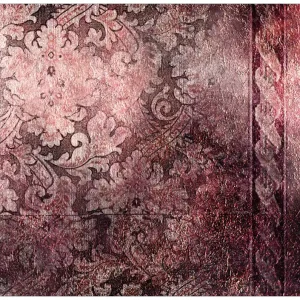 Gratis Versand Selbstklebendes Poster Schnörkelmuster in rot 61 x 91,5 cm