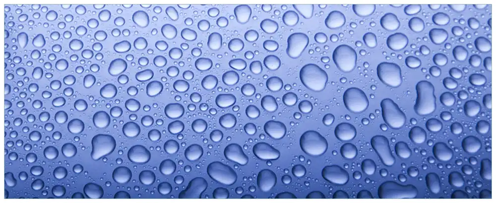 Super-Preis Selbstklebendes Poster Wassertropfen auf Glas 61 x 91,5 cm