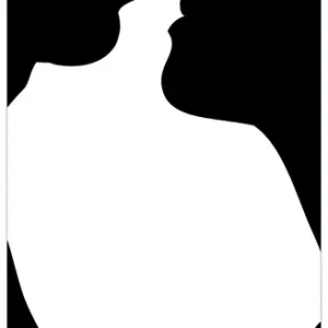 Super-Preis Selbstklebendes Poster Mann und Frau 70 x 100 cm