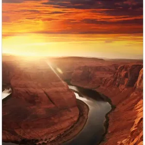 Direkt Vom Hersteller Selbstklebendes Poster Grand Canyon bei Sonnenuntergang 70 x 100 cm