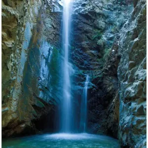 Angebot Selbstklebendes Poster Wasserfall bei Sonneneinfall 70 x 100 cm