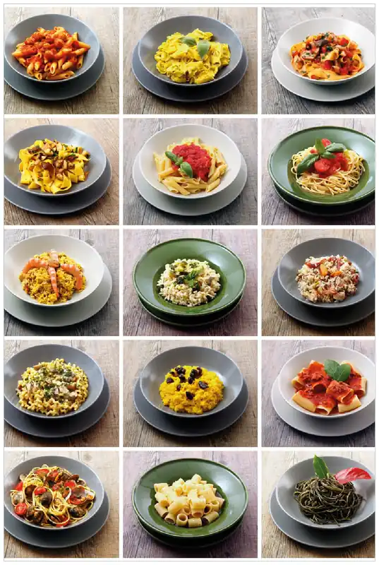 Sofort Bestellen Selbstklebendes Poster Italienische Pasta 50 x 125 cm