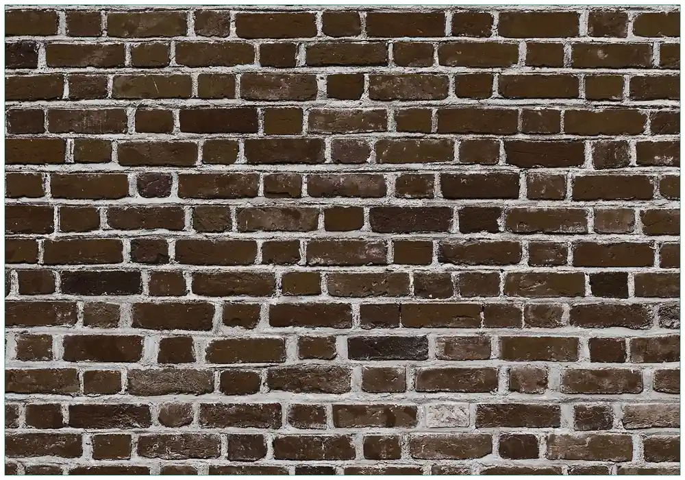 Vliestapete Ziegelsteinwand in braun - Backsteine 200 x 140 cm Preisknaller