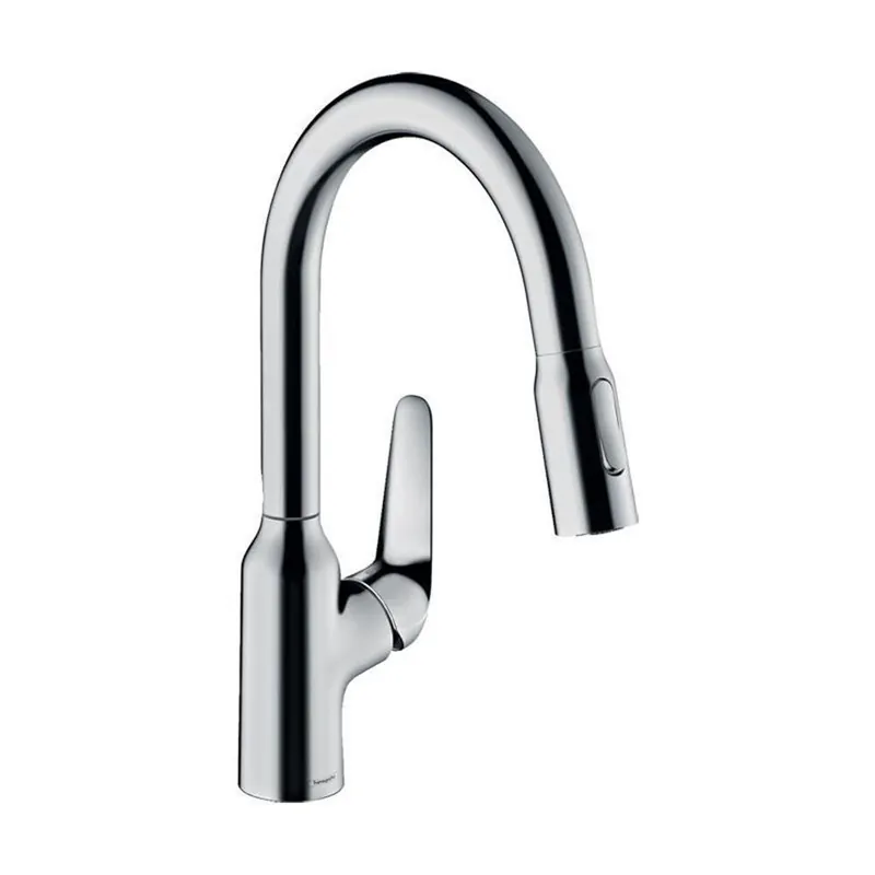 Letzte Chance hansgrohe Küchenarmatur 180 Focus M42 | ausziehbarer Schlauch mit Brausefunktion