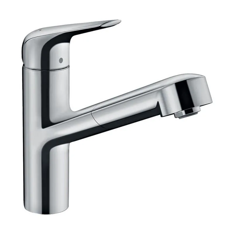 Top-Seller hansgrohe Küchenarmatur 150 Focus M42 | ausziehbarer Auslauf | mit Schlauchbox (sBox)