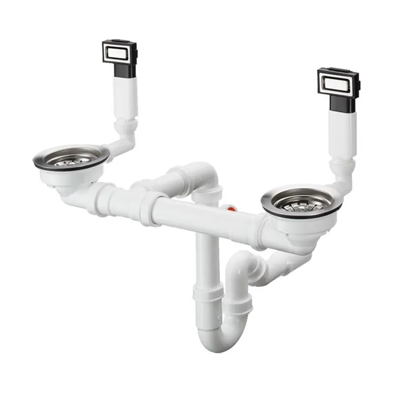 Mega-Angebot hansgrohe D15-10 Manuelle Ab- und Überlaufgarnitur für Doppelbecken für hansgrohe Edelstahlspülen