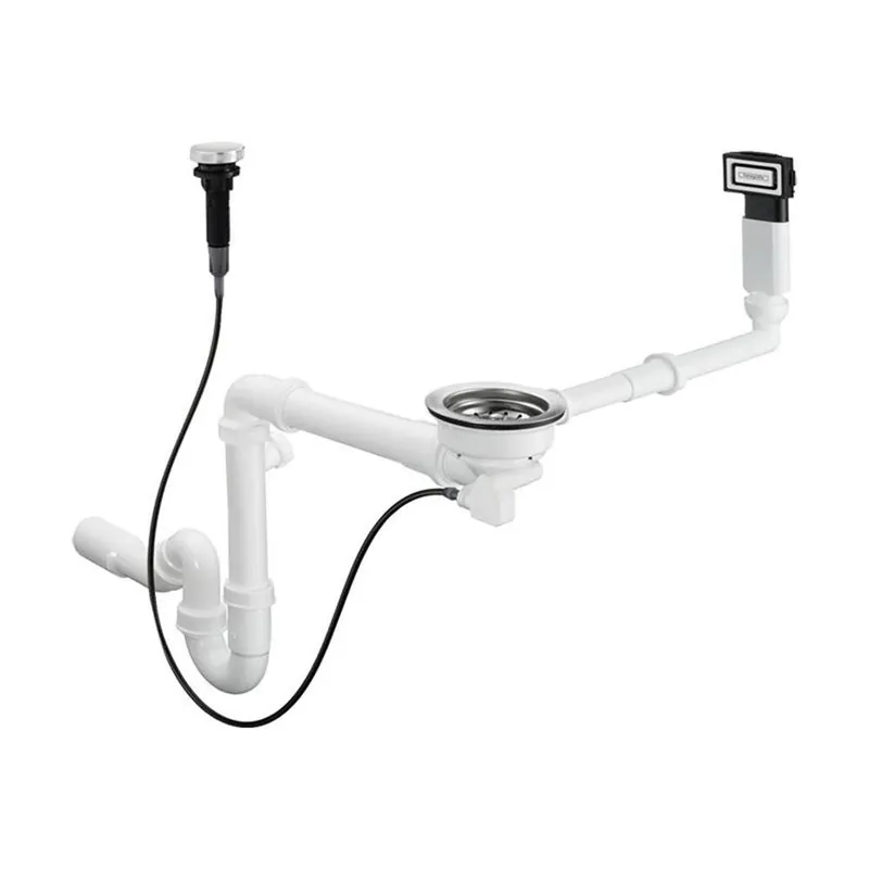 hansgrohe D16-11 Automatische Ab- und Überlaufgarnitur für Einzelbecken für hansgrohe Granitspülen Super-Preis