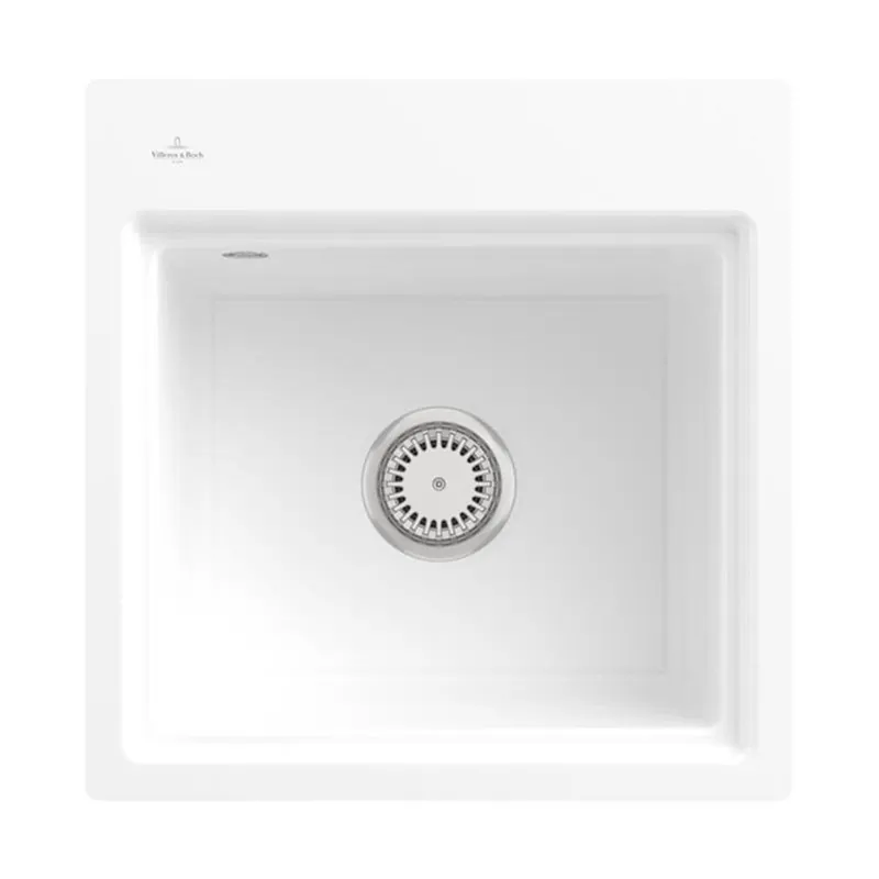 Direktkauf Villeroy & Boch Einbaubecken Subway Style 50 S Flat flächenbündig inklusive Abtropfgitter in Aluminium