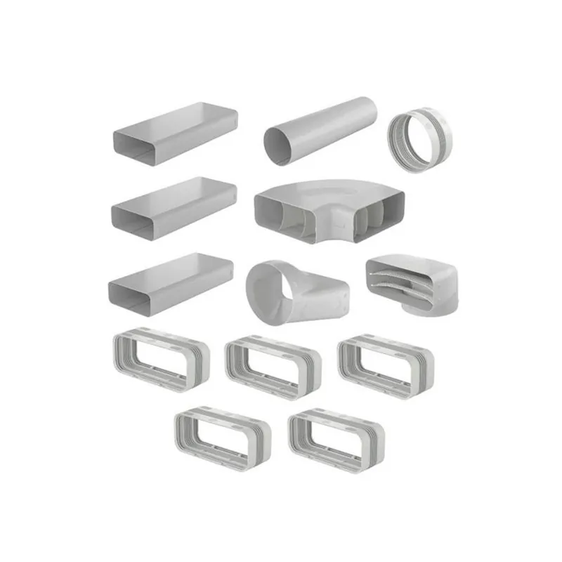 Nur Heute Naber COMPAIR System Ø 150 Prime Flachkanal Set-2, hellgrau