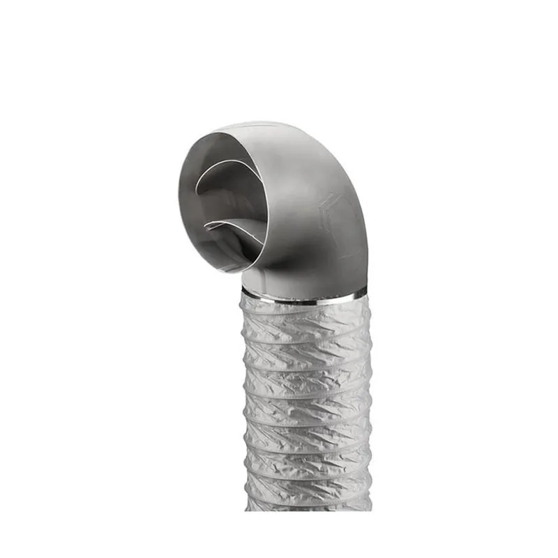 Naber COMPAIR System Ø 150 Prime P-RBVX 150 Rohrbogen 90° mit Flexkanal, L 1000 mm, hellgrau Direkt Vom Hersteller
