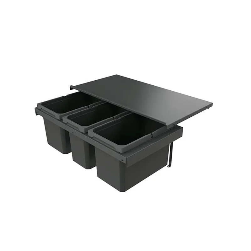 Highlight Naber Abfallsammler Cox Stand-UP® 280 S/800-3, für vorhandenen Auszug, anthrazit